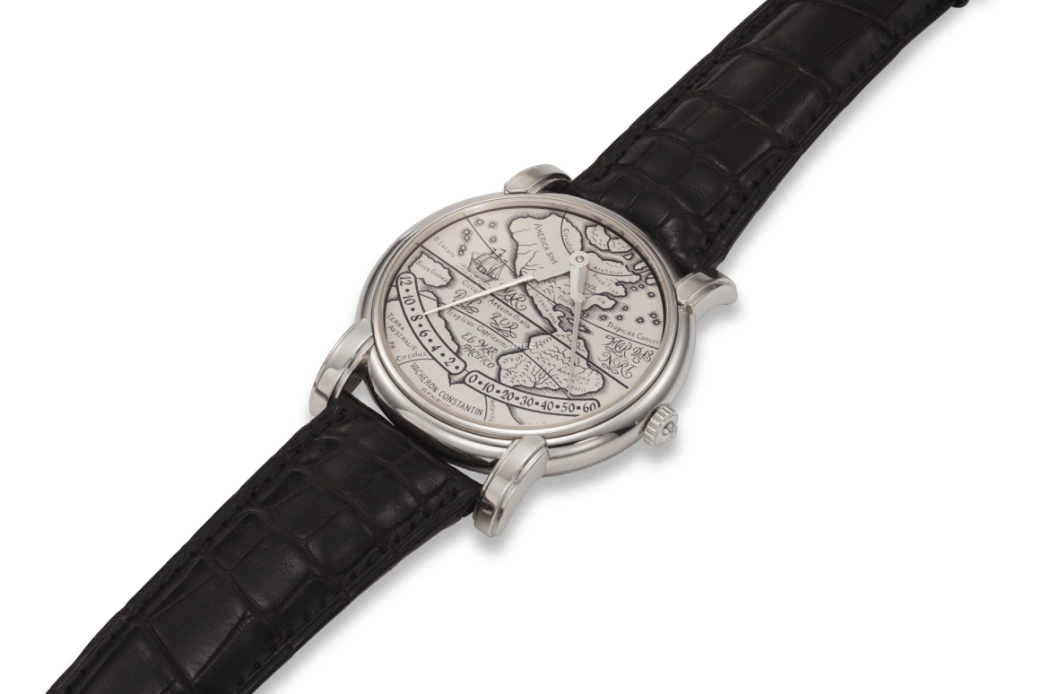 Vacheron Constantin,Other 38mm,38mm,White Gold,White,Automatic,Flyback,Retrograde,43050,43050/000P-8235