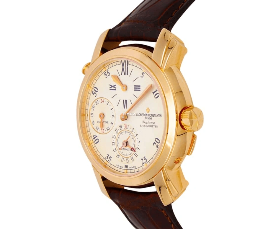 Vacheron Constantin,Malte 39mm,39mm,Rose Gold,White,Automatic,Day,Dule Time,42005,42005/000R-9068