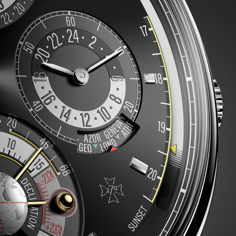 Vacheron Constantin,Artelier Cabinotiers Special Order 45mm,45mm,White Gold,Black,Grey,Handwound,Chronograph,Moonphase,Perpetual Calendar,Leap Year,72hours,In-house Caliber,9600C,9600C/000G-231C