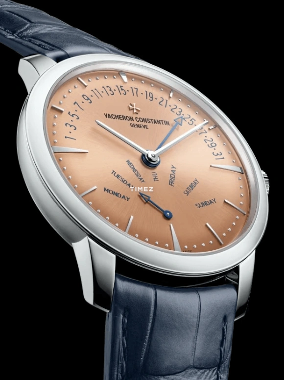 Vacheron Constantin,Patrimony 42.50mm,42.50mm,Platinum,Brown,Automatic,Date,Day,Retrograde,4000U,4000U/000P-H003