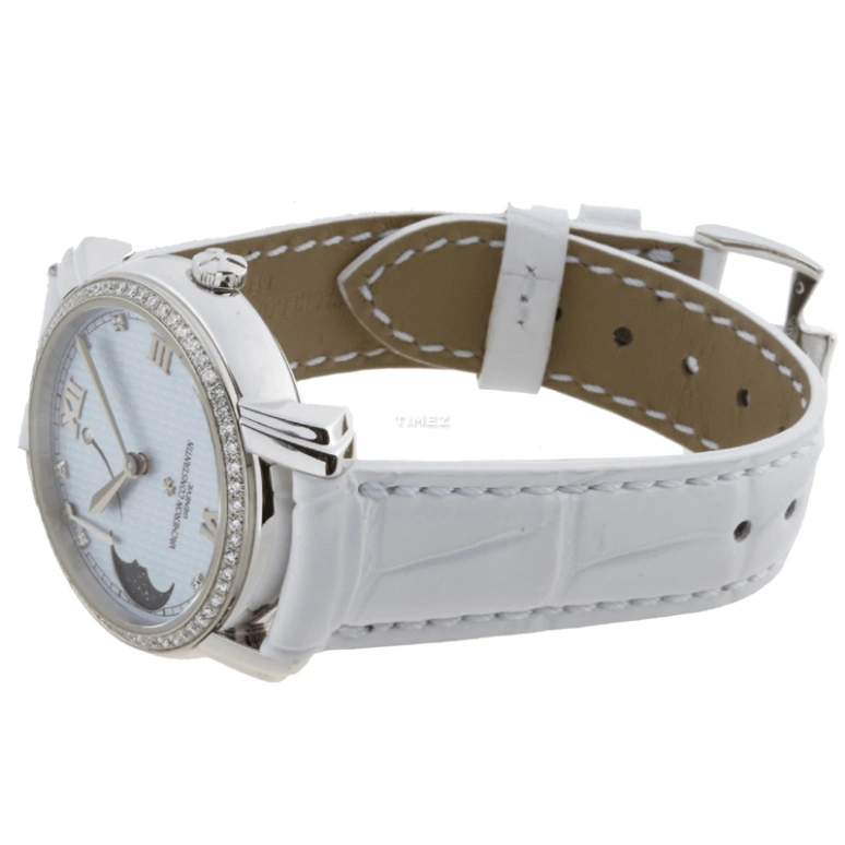 Vacheron Constantin,Malte 32mm,32mm,White Gold,Blue,Handwound,Moonphase,Power Reserve Indicator,83500,83500/000G-9010