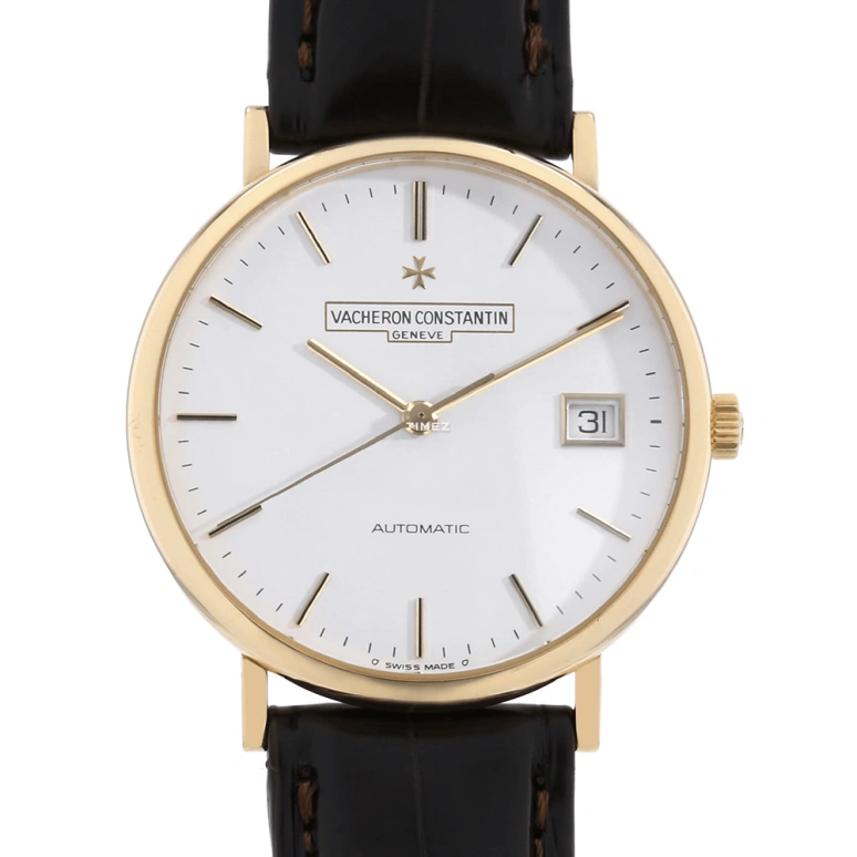 Vacheron Constantin,Patrimony 38mm,38mm,Yellow Gold,White,Automatic,Day,Sapphire,Crystal Glass,42002,42002/000J-8760