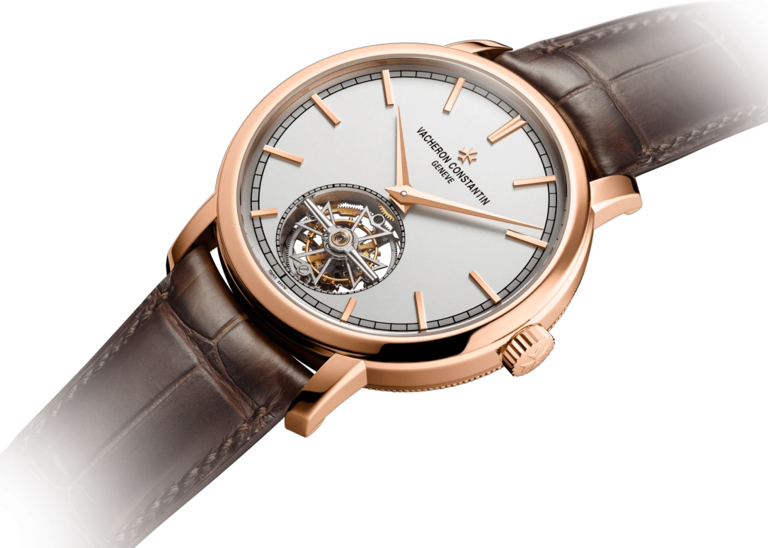 Vacheron Constantin,Traditionnelle 41mm,41mm,Pink Gold,Silver,Automatic,Power Reserve Indicator,Tourbillon Escapement,6000T,6000T/000R-B346
