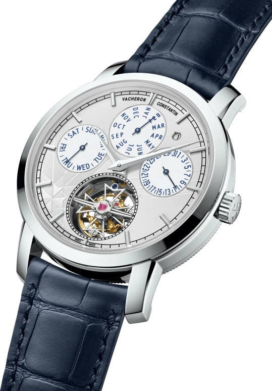 Vacheron Constantin,Traditionnelle 42mm,42mm,Platinum,Silver,Automatic,Perpetual Calendar,Leap Year,Month,Date,72hours,In-house Caliber,6300T,6300T/000P-H056