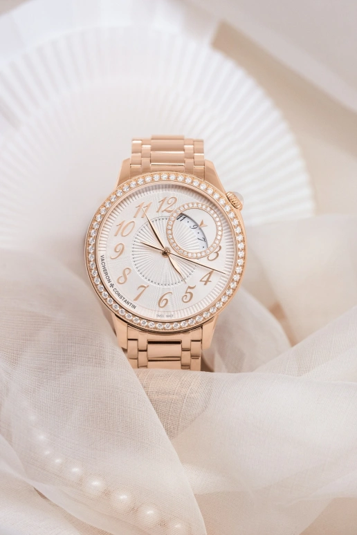 Vacheron Constantin,Égérie 35mm,35mm,Pink Gold,Silver,Automatic,Day,40hours,4605F,4605F/110R-B496