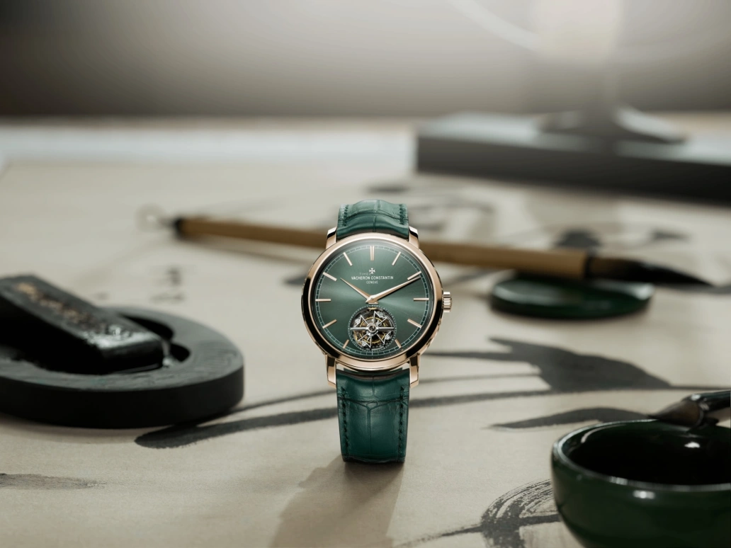 Vacheron Constantin,Traditionnelle 41mm,41mm,Pink Gold,Green,Automatic,Tourbillon,80hours,6000T,6000T/000R-B972