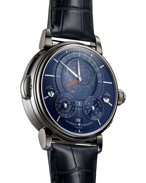 Vacheron Constantin,Artelier Cabinotiers Special Order 47mm,47mm,White Gold,Blue,Handwound,Moonphase,Perpetual Calendar,Leap Year,Month,60hours,In-house Caliber,9780C,9780C/000G-087C
