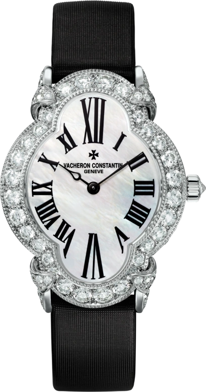Vacheron Constantin,Heures Créatives 26.50x36mm,26.50x36mm,White Gold,White,Handwound,40hours,In-house Caliber,37640,37640/000G-B030