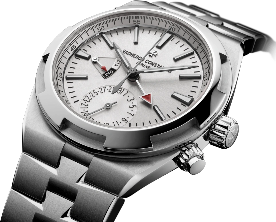 Vacheron Constantin,Overseas 41mm,41mm,Stainless Steel,Silver,Automatic,Day,Dule Time,Day / Night Indication,7900V,7900V/110A-B333