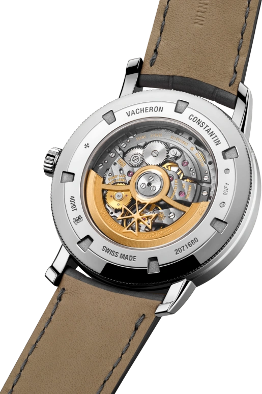 Vacheron Constantin,Traditionnelle 41mm,41mm,White Gold,See-through,Automatic,Moonphase,Month,Date,Day,40hours,In-house Caliber,4020T,4020T/000G-B655