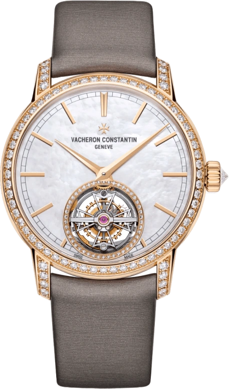 Vacheron Constantin,Traditionnelle 39mm,39mm,Pink Gold,White,Automatic,Tourbillon Escapement,80hours,6035T,6035T/000R-B634