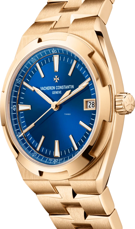 Vacheron Constantin,Overseas 41mm,41mm,Pink Gold,Blue,Automatic,Day,60hours,4520V,4520V/210R-B705