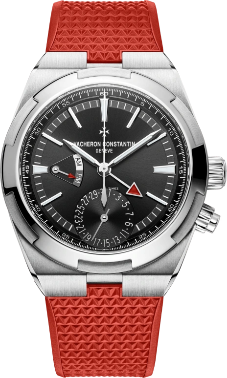 Vacheron Constantin,Overseas 41mm,41mm,Stainless Steel,Black,Automatic,Day,Dule Time,Anti-magnetic,Day / Night Indication,60hours,In-house Caliber,7920V,7920V/210A-B546