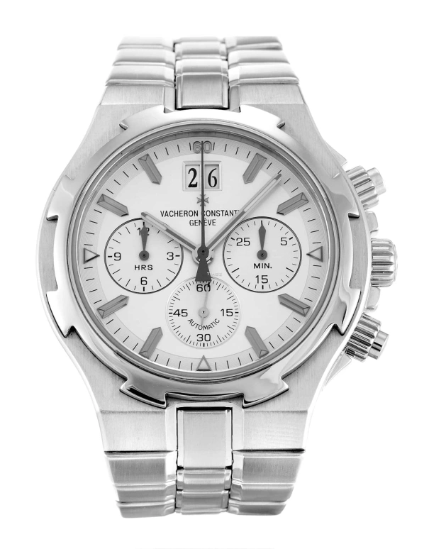 Vacheron Constantin,Overseas 40mm,40mm,Stainless Steel,Silver,Automatic,Chronograph,Day,49140,49140/423A-8790