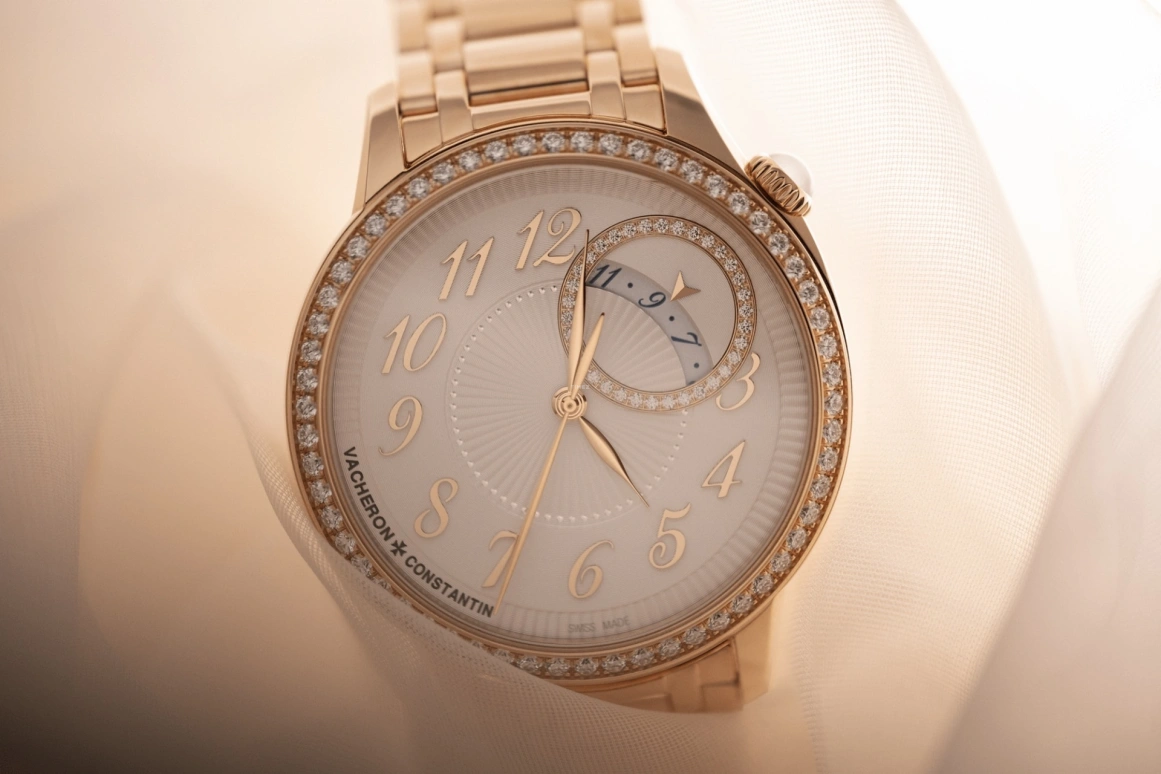 Vacheron Constantin,Égérie 35mm,35mm,Pink Gold,Silver,Automatic,Day,40hours,4605F,4605F/110R-B496