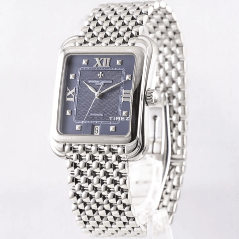 Vacheron Constantin,Historiques 31.50mm,31.50mm,White Gold,Blue,Automatic,Day,31hours,42100,42100/474G-8712