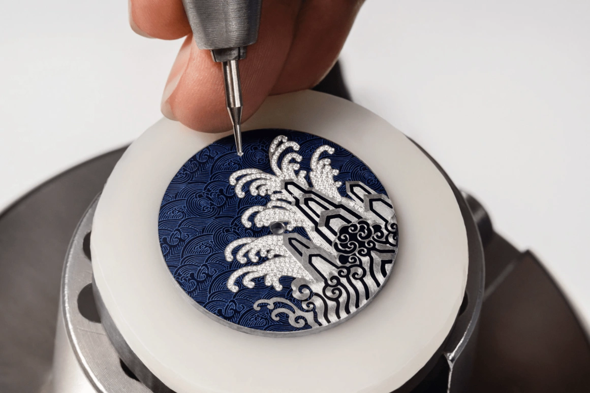 Vacheron Constantin,Métiers d'Art 38mm,38mm,White Gold,Blue,Silver,Automatic,40hours,In-house Caliber,2405A,2405A/000G-H021