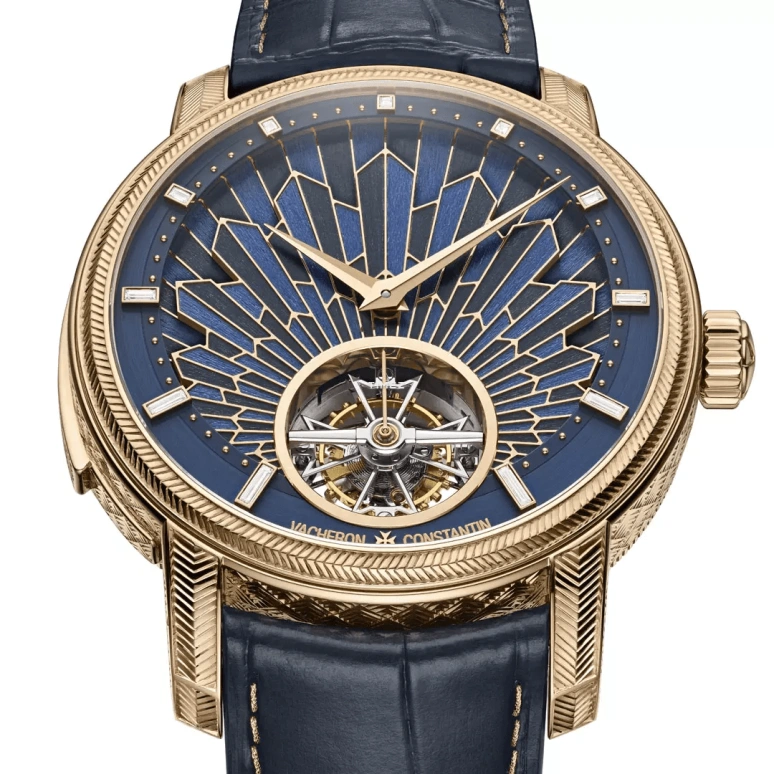 Vacheron Constantin,Artelier Cabinotiers Special Order 44mm,44mm,Pink Gold,Blue,Handwound,Power Reserve Indicator,Tourbillon,Minute Repeater,6520C,6520C/000R-085C