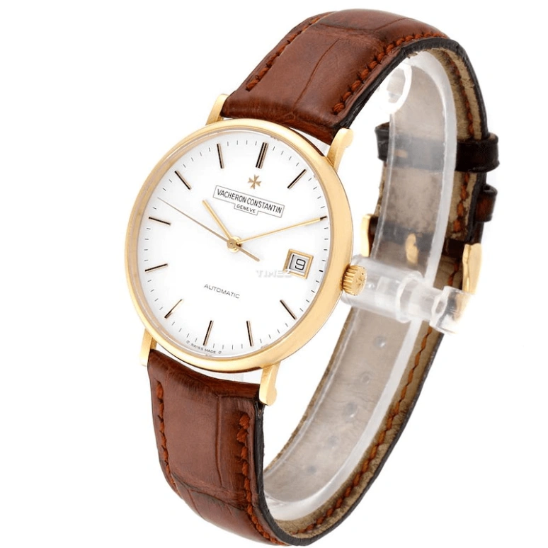 Vacheron Constantin,Patrimony 38mm,38mm,Yellow Gold,White,Automatic,Day,Sapphire,Crystal Glass,42002,42002/000J-8760