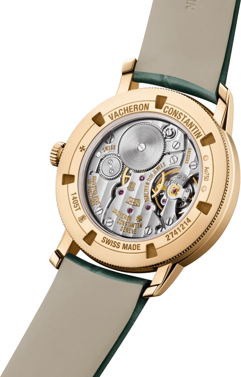 Vacheron Constantin,Traditionnelle 33mm,33mm,Pink Gold,Green,Handwound,Anti-magnetic,40hours,1405T,1405T/000R-H009