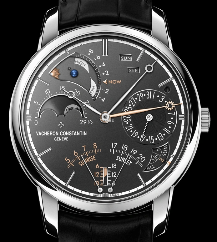 Vacheron Constantin,Artelier Cabinotiers Special Order 45mm,45mm,White Gold,Black,Handwound,Moonphase,Perpetual Calendar,Leap Year,Month,504hours,In-house Caliber,9720C,9720C/000G-B281
