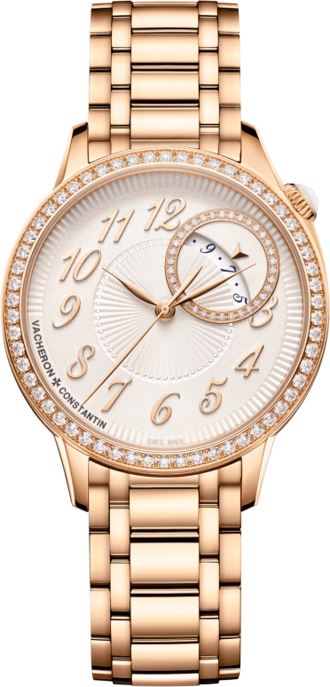 Vacheron Constantin,Égérie 35mm,35mm,Pink Gold,Silver,Automatic,Day,40hours,4605F,4605F/110R-B496