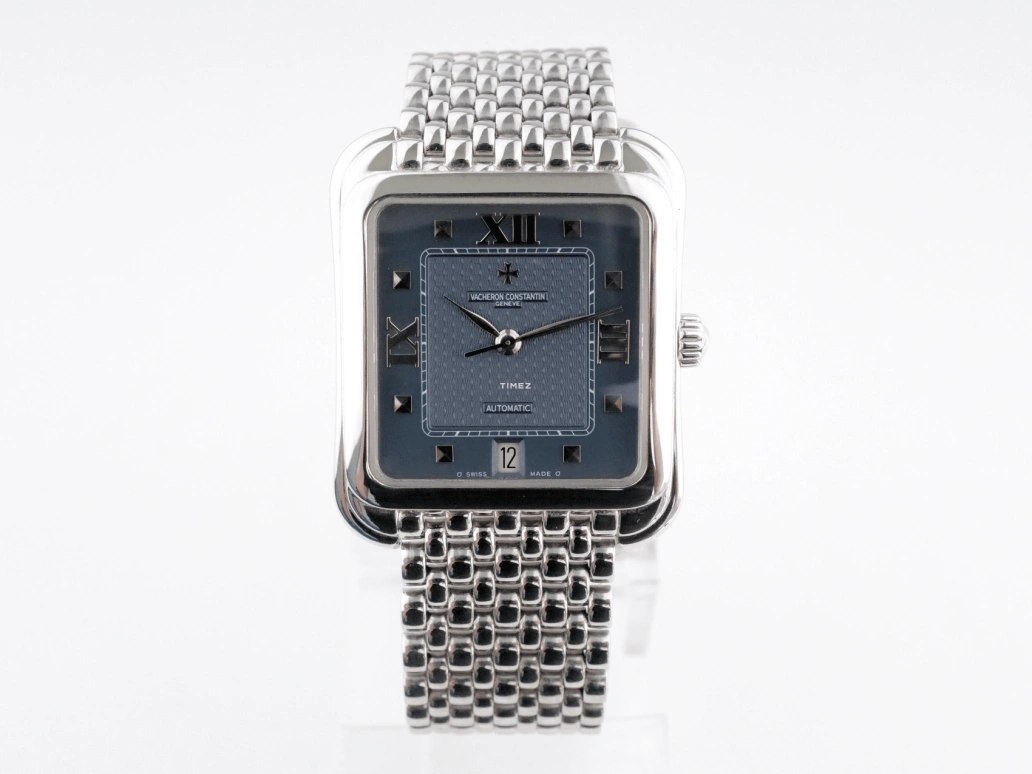 Vacheron Constantin,Historiques 31.50mm,31.50mm,White Gold,Blue,Automatic,Day,31hours,42100,42100/474G-8712