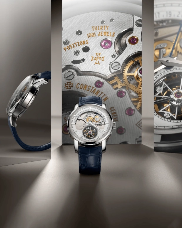 Vacheron Constantin,Traditionnelle 41mm,41mm,Platinum,Silver,See-through,Automatic,Day,Tourbillon,Retrograde,6010T,6010T/000P-H055