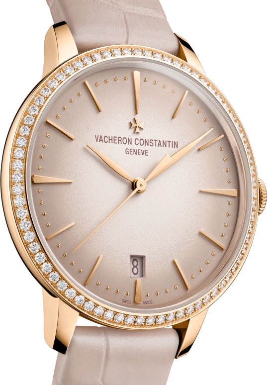 Vacheron Constantin,Patrimony 36.50mm,36.50mm,Rose Gold,Pink,Automatic,Date,40hours,4115U,4115U/000R-B907