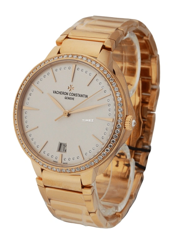 Vacheron Constantin,Patrimony 36.50mm,36.50mm,Pink Gold,Red Gold,Silver White,Automatic,Day,43hours,85515,85515/CA1R-9840