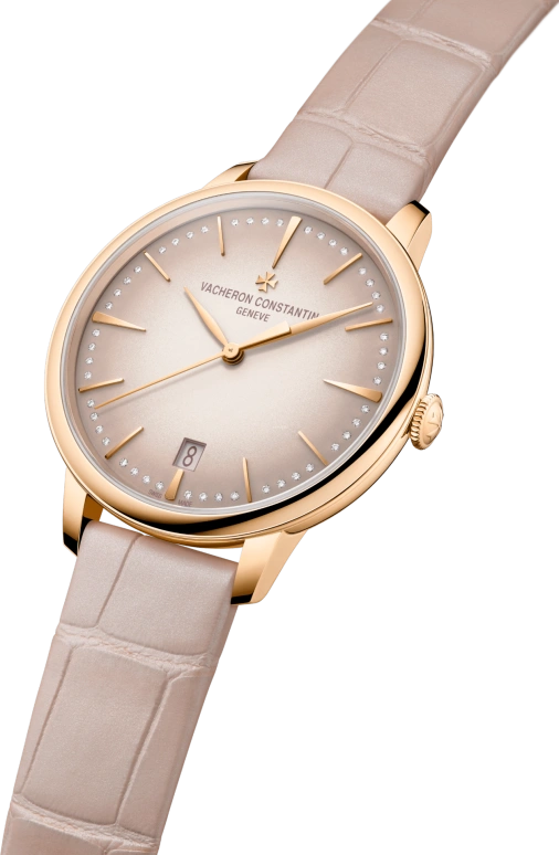 Vacheron Constantin,Patrimony 36.50mm,36.50mm,Rose Gold,Pink,Automatic,Date,40hours,4110U,4110U/000R-B905
