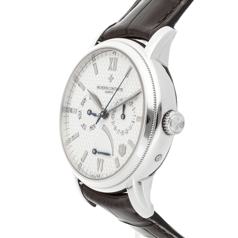 Vacheron Constantin,Jubilé 1755 40mm,40mm,White Gold,White,Silver,Silver White,Automatic,Date,Day,Power Reserve Indicator,85250,85250/000G-9141