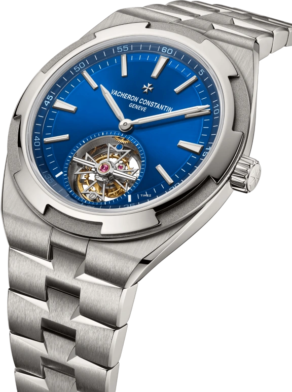 Vacheron Constantin,Overseas 42.50mm,42.50mm,Titanium,Blue,Automatic,Tourbillon,80hours,6000V,6000V/210T-H032
