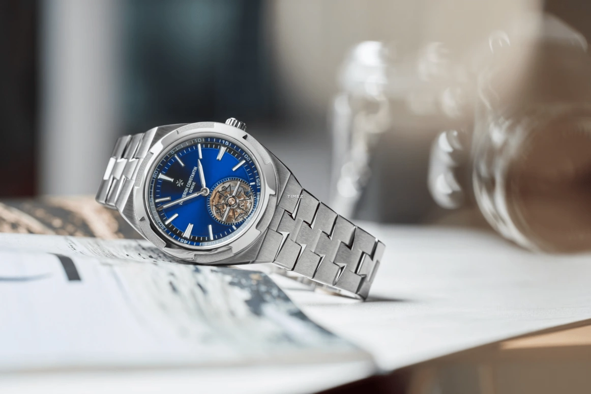 Vacheron Constantin,Overseas 42.50mm,42.50mm,Titanium,Blue,Automatic,Tourbillon,80hours,6000V,6000V/210T-H032