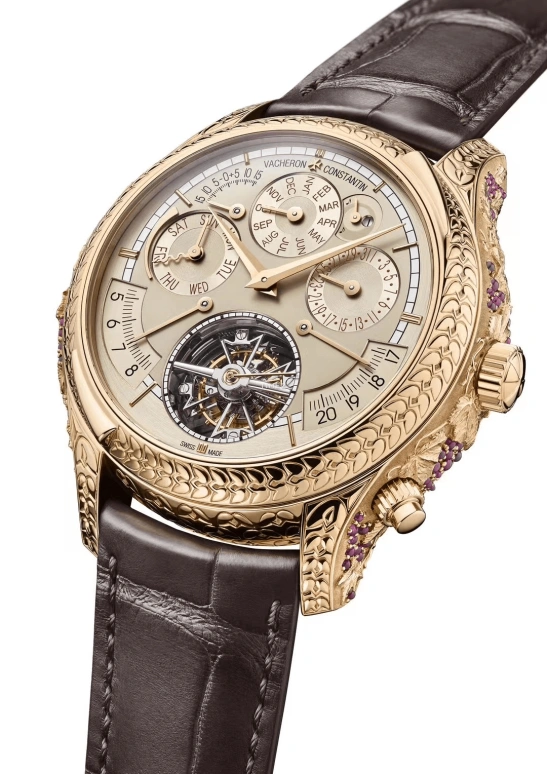 Vacheron Constantin,Artelier Cabinotiers Special Order 47mm,47mm,Pink Gold,Red Gold,Pink Red,Champagne,Handwound,Moonphase,Perpetual Calendar,Month,Date,58hours,In-house Caliber,9700C,9700C/000R-B755