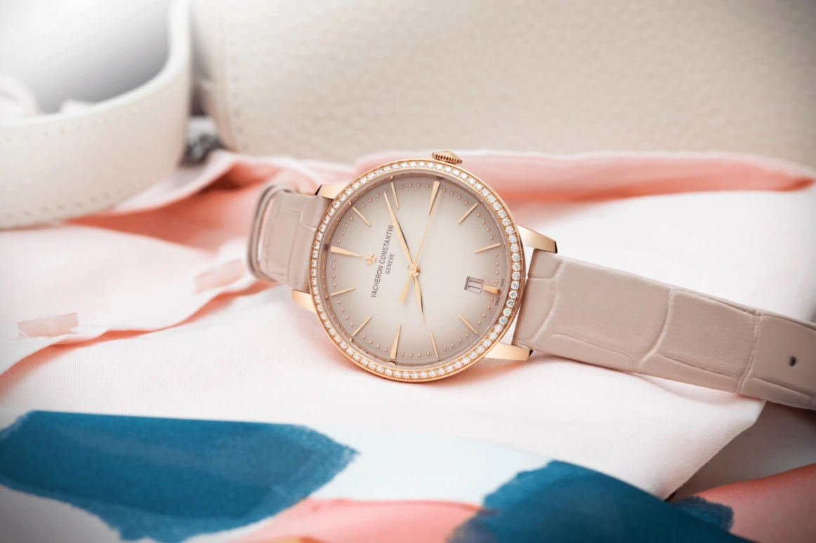 Vacheron Constantin,Patrimony 36.50mm,36.50mm,Rose Gold,Pink,Automatic,Date,40hours,4115U,4115U/000R-B907