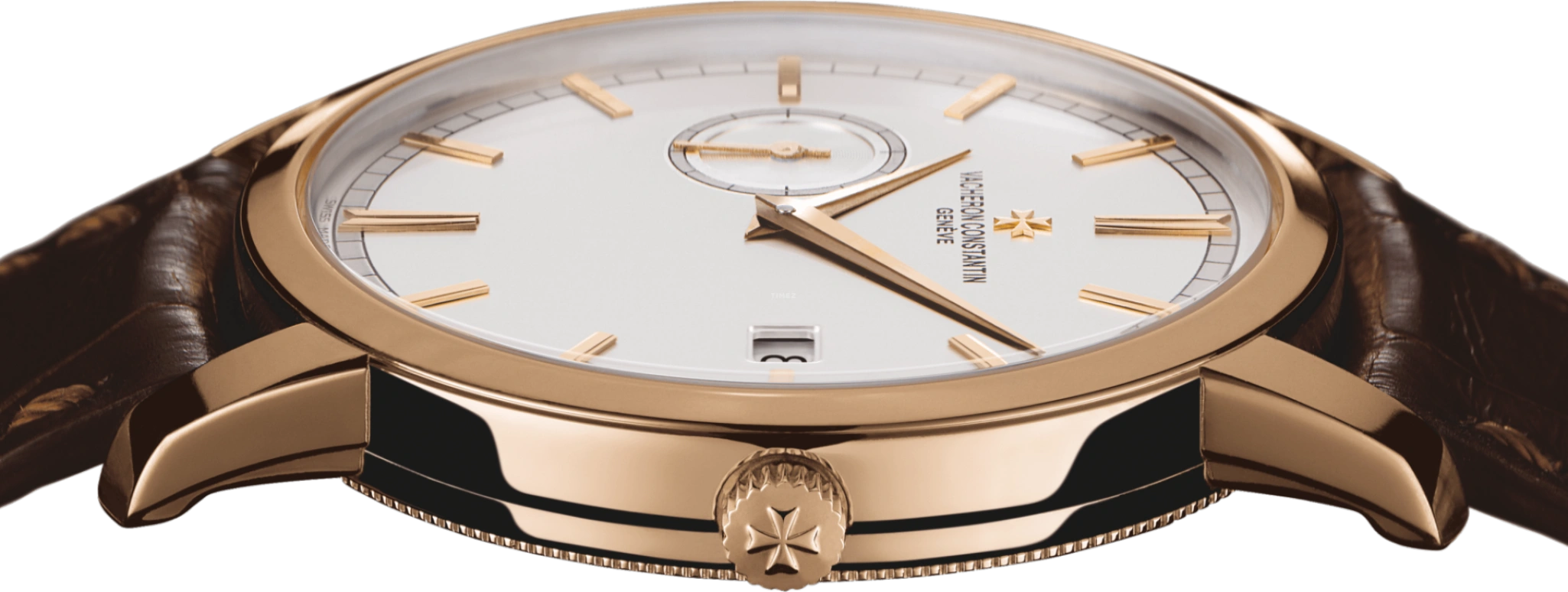 Vacheron Constantin,Traditionnelle 38mm,38mm,Pink Gold,Silver,Automatic,Day,40hours,87172,87172/000R-9302