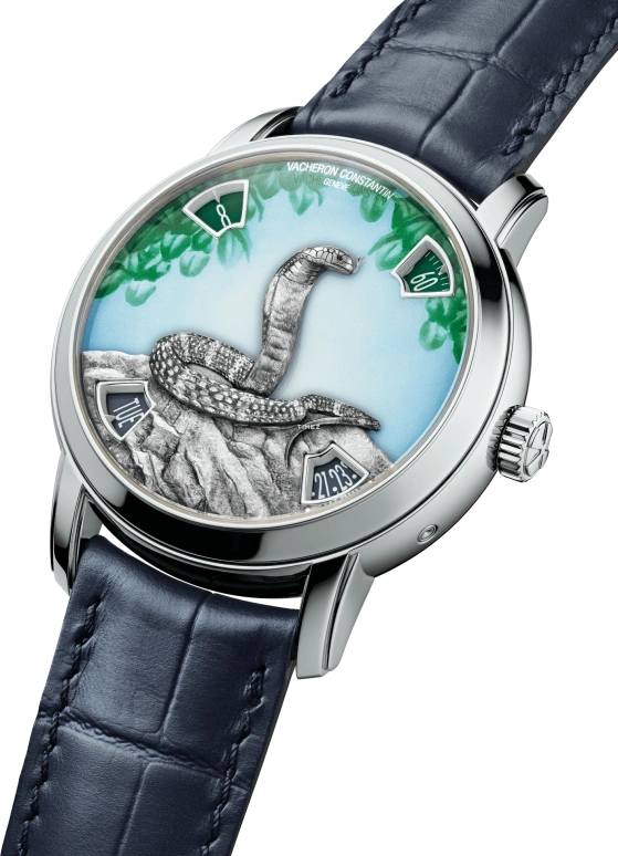Vacheron Constantin,Métiers d'Art 40mm,40mm,Platinum,Multi-Color,Automatic,Date,Day,Anti-magnetic,snake,86073,86073/000P-H033