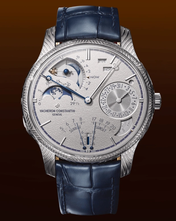 Vacheron Constantin,Artelier Cabinotiers Special Order 45mm,45mm,White Gold,Silver,Handwound,Moonphase,Perpetual Calendar,Leap Year,Month,504hours,In-house Caliber,97A0C,97A0C/000G-304C