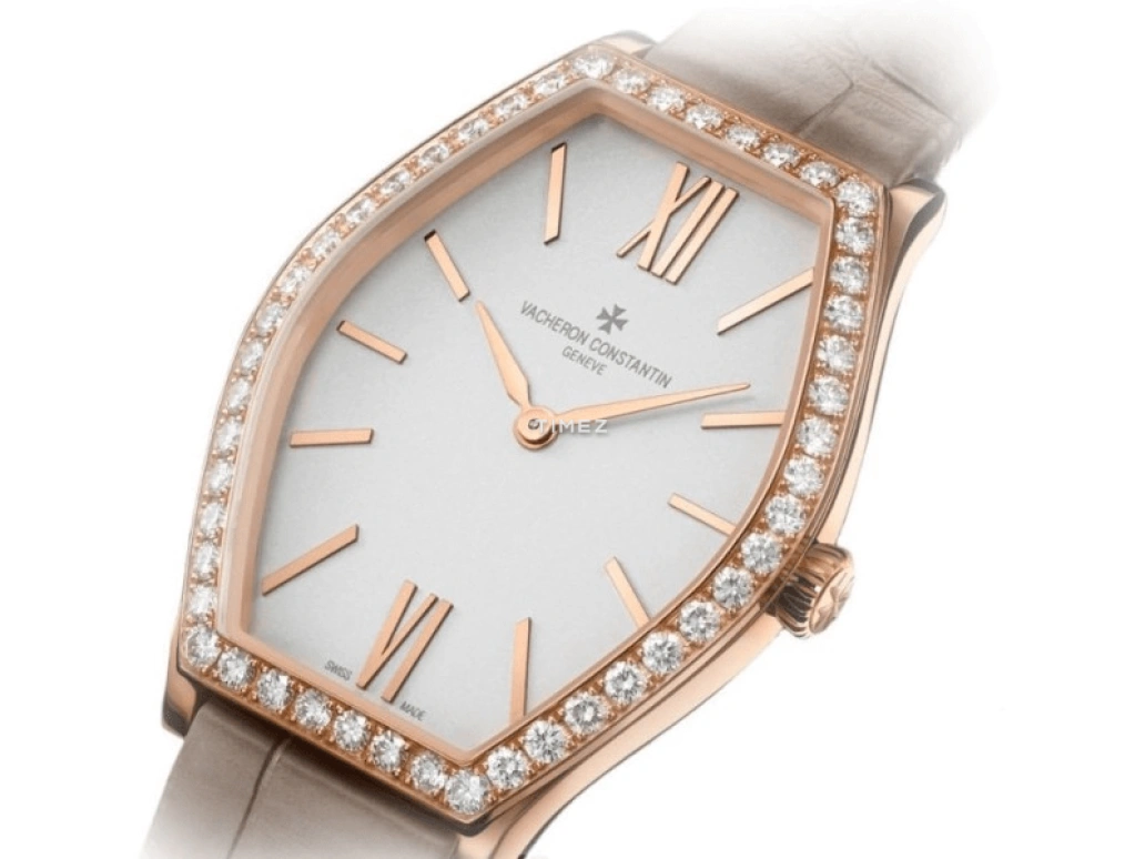 Vacheron Constantin,Malte 28.40x38.67mm,28.40x38.67mm,Pink Gold,Red Gold,Silver White,Quartz,In-house Caliber,Sapphire,Crystal Glass,25530,25530/000R-9742