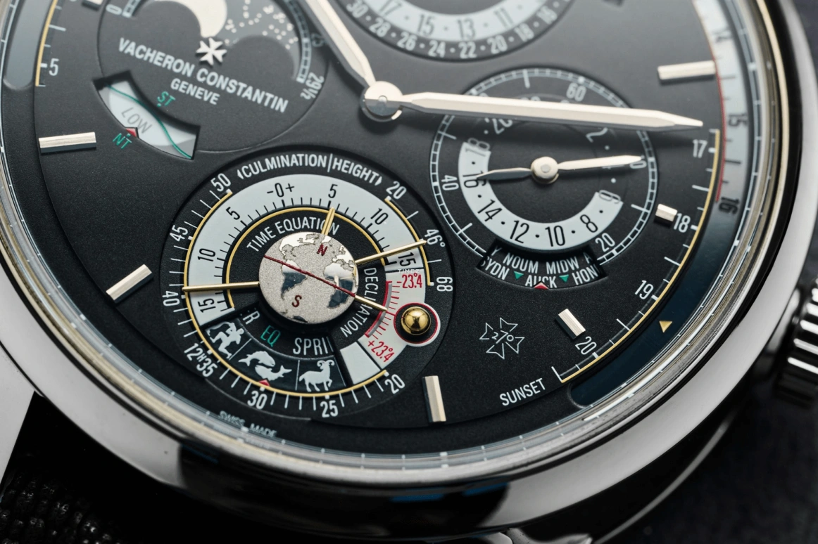 Vacheron Constantin,Artelier Cabinotiers Special Order 45mm,45mm,White Gold,Black,Grey,Handwound,Chronograph,Moonphase,Perpetual Calendar,Leap Year,72hours,In-house Caliber,9600C,9600C/000G-231C