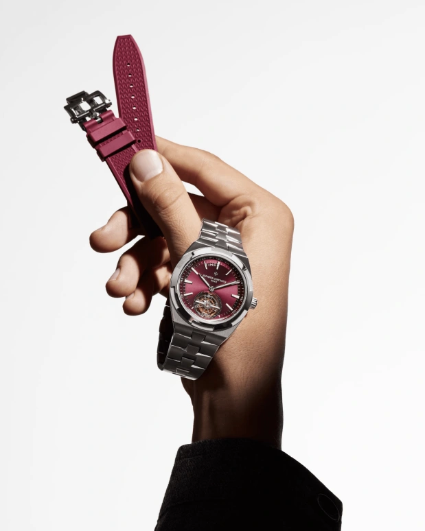 Vacheron Constantin,Overseas 42.50mm,42.50mm,Titanium,Red,Automatic,Tourbillon,80hours,6000V,6000V/210T-H179