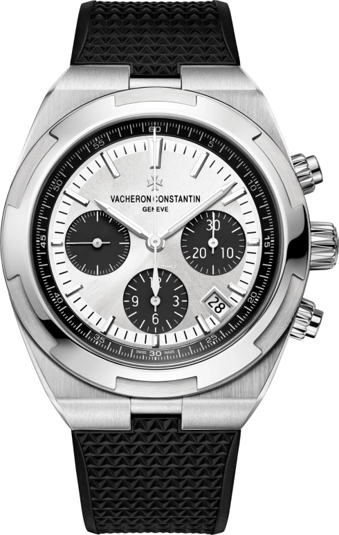 Vacheron Constantin,Overseas 42.50mm,42.50mm,Stainless Steel,White,Automatic,Chronograph,Day,5520V,5520V/210A-B686