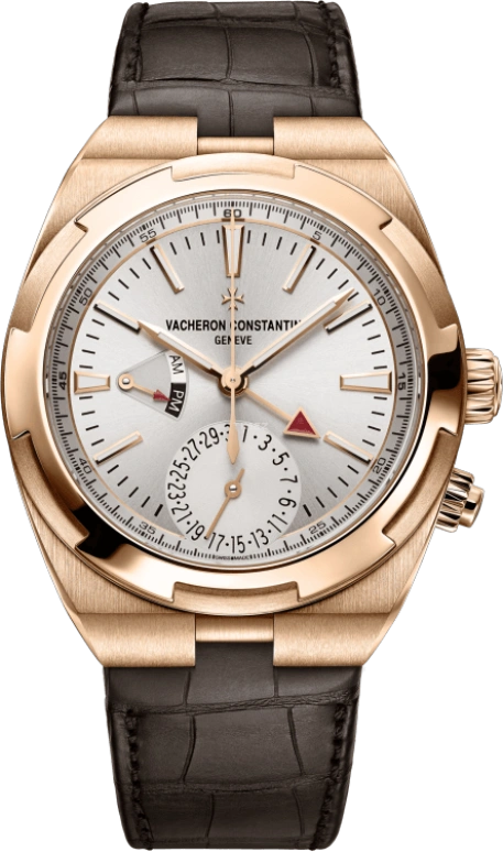 Vacheron Constantin,Overseas 41mm,41mm,Pink Gold,Silver,Automatic,Day,Dule Time,Day / Night Indication,7900V,7900V/000R-B336