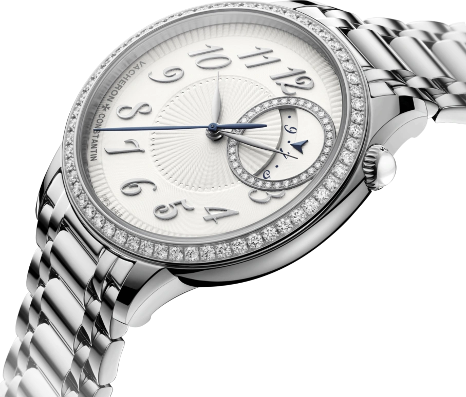Vacheron Constantin,Égérie 35mm,35mm,Stainless Steel,Silver,Automatic,Day,40hours,4605F,4605F/110A-B495