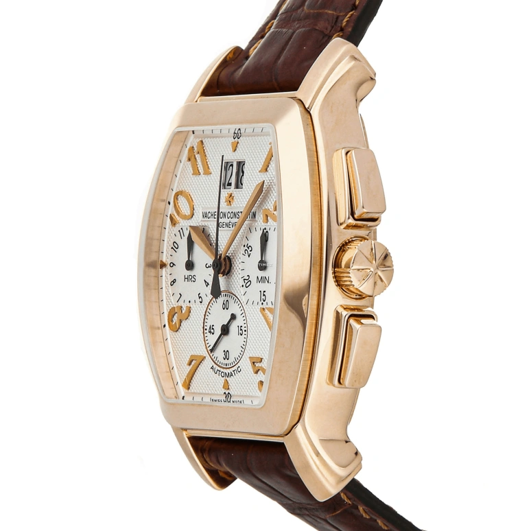 Vacheron Constantin,Malte 37x40mm,37x40mm,Rose Gold,White,Gold,Automatic,Chronograph,Day,49145,49145/000R-9059