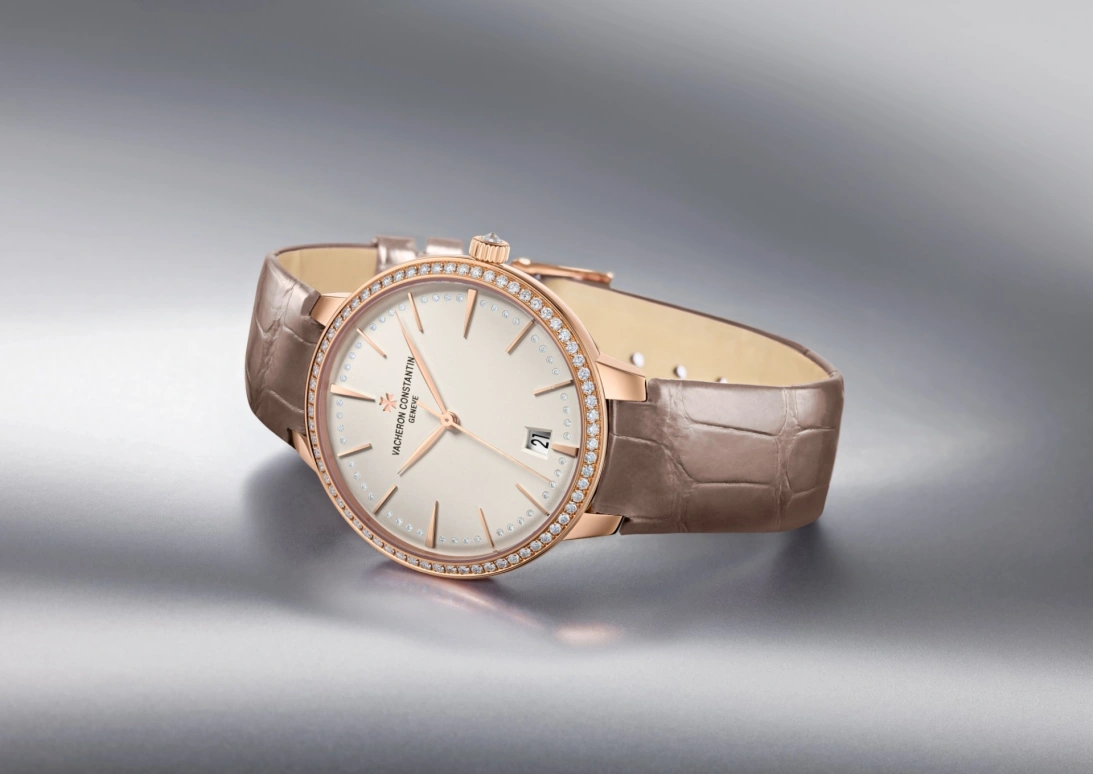 Vacheron Constantin,Patrimony 36.50mm,36.50mm,Pink Gold,Silver,Automatic,Date,43hours,85515,85515/000R-9840