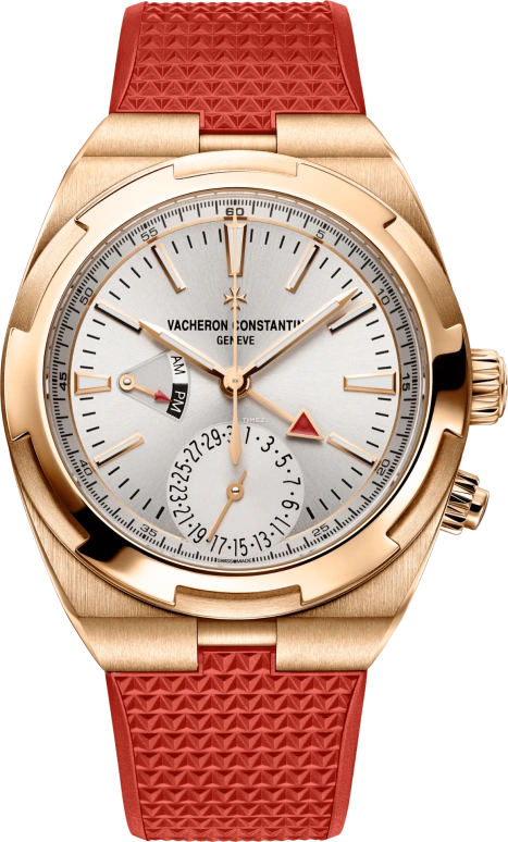 Vacheron Constantin,Overseas 41mm,41mm,Pink Gold,White,Automatic,Day,Dule Time,Anti-magnetic,Day / Night Indication,60hours,In-house Caliber,7920V,7920V/000R-B336