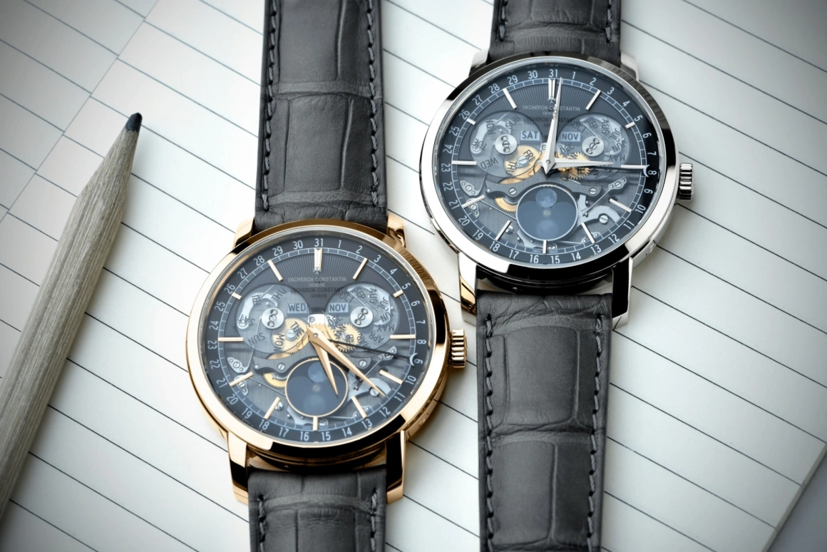 Vacheron Constantin,Traditionnelle 41mm,41mm,Pink Gold,See-through,Automatic,Moonphase,Month,Date,Day,40hours,In-house Caliber,4020T,4020T/000R-B654