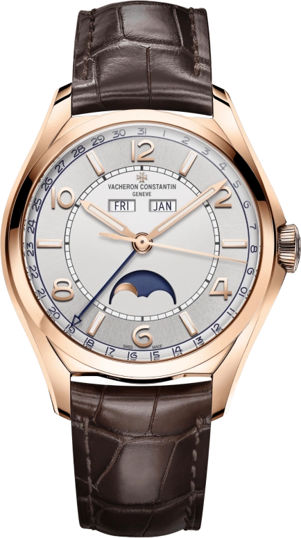 Vacheron Constantin,FiftySix 40mm,40mm,Pink Gold,Silver,Automatic,Moonphase,Month,Date,Day,40hours,In-house Caliber,4000E,4000E/000R-B438